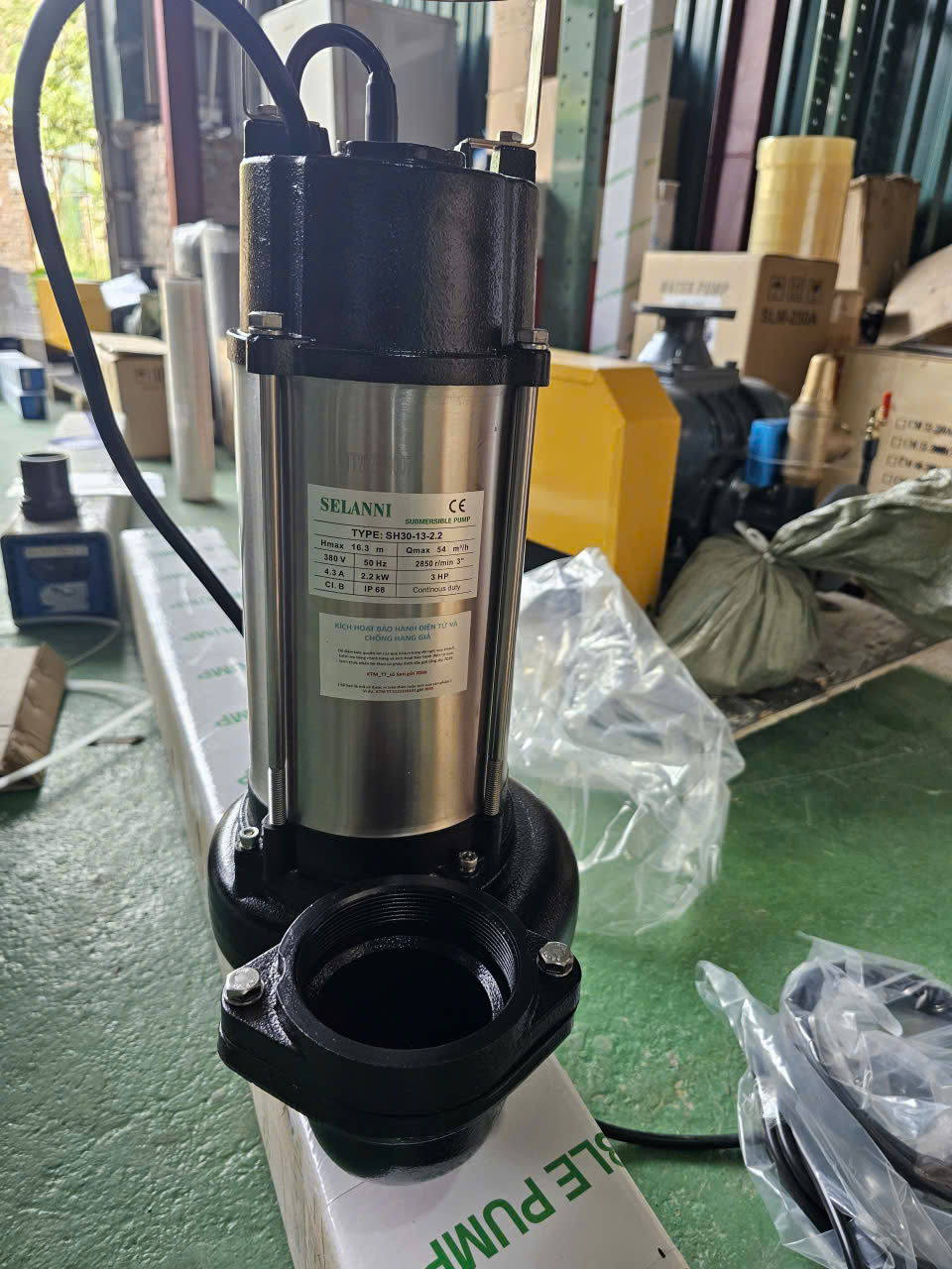 Bơm chìm nước thải selanni