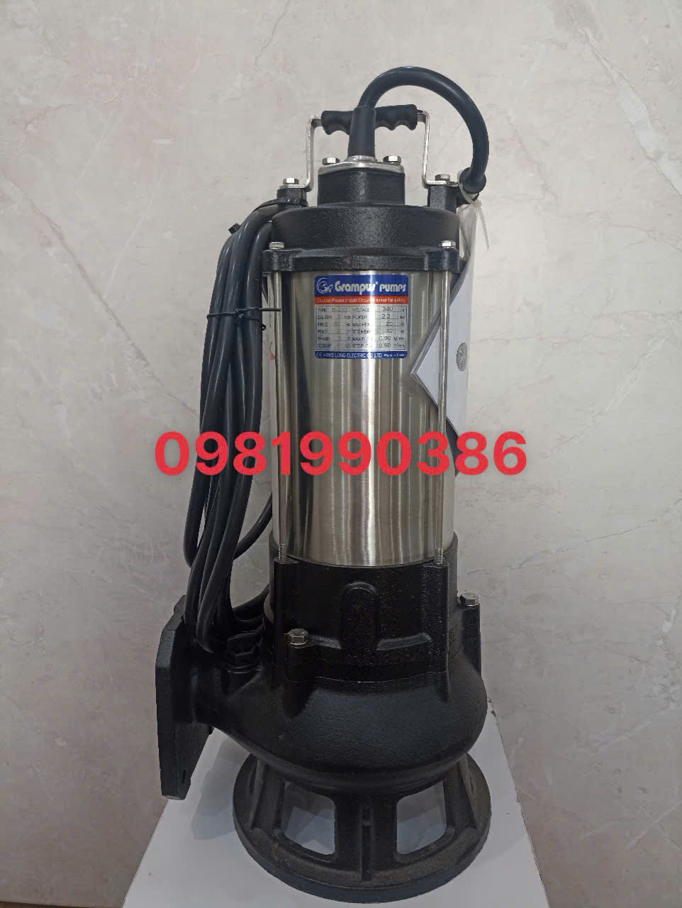 Bơm chìm nước thải Grampus B-353